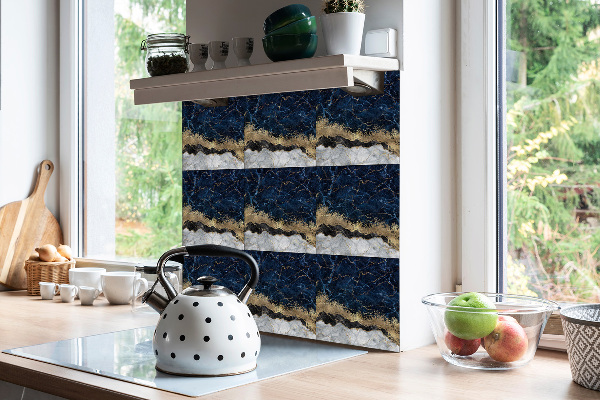 Sticky vinyl tiles Nautical abstraction