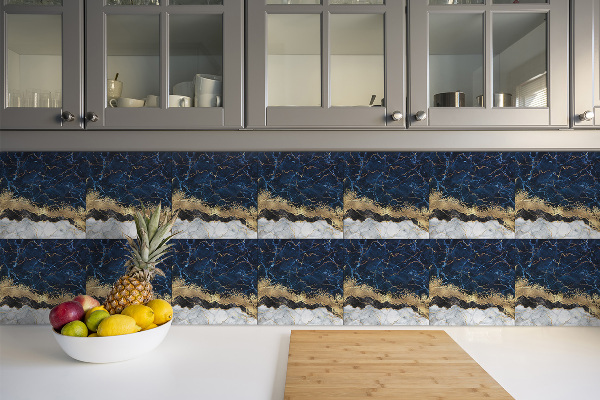 Sticky vinyl tiles Nautical abstraction