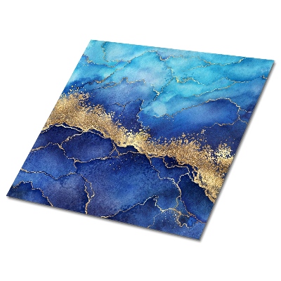 Sticky vinyl tiles The marble sea