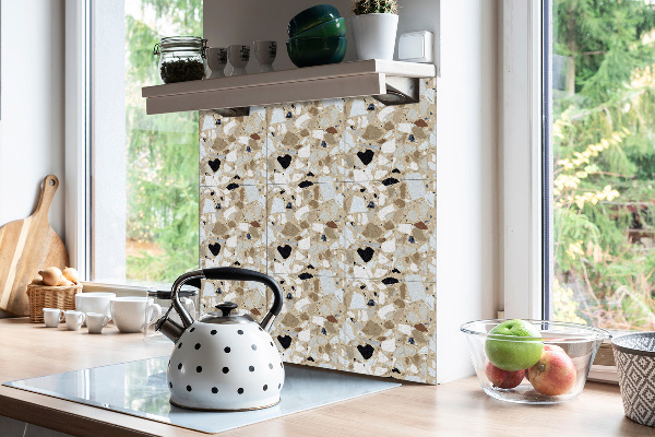Vinyl wall floor panels Terrazzo pattern
