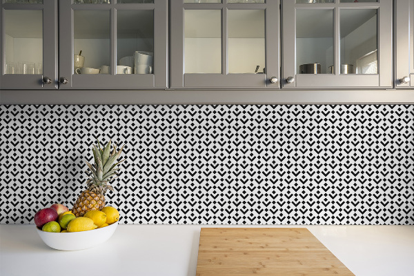 Vinyl wall floor panels Geometric abstraction