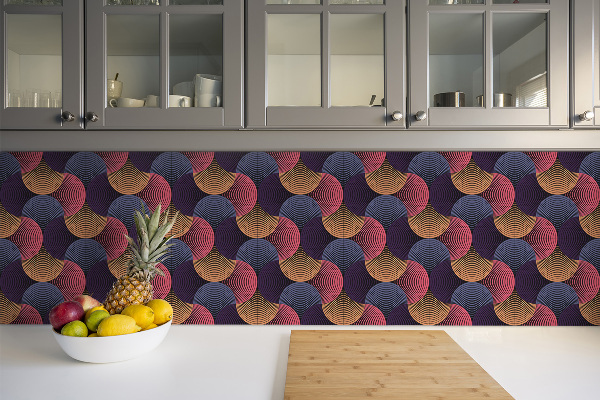 Vinyl flooring wall tiles Retro pattern