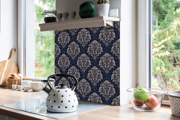 PCV tiles Damask pattern