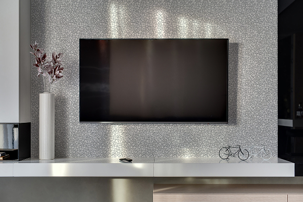 Bathroom wall panel Gray mosaic