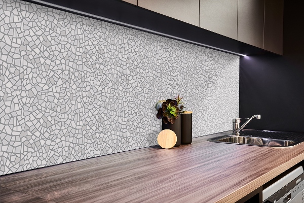 Bathroom wall panel Gray mosaic