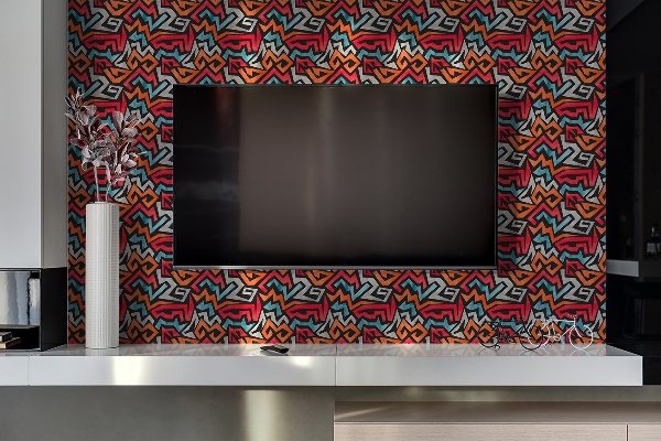 Wall panel Graffiti abstraction