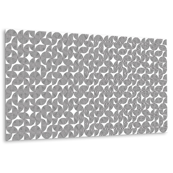 Panel wall covering Geometric pattern