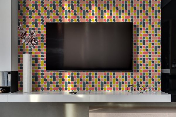 Bathroom wall panel Clastic pattern