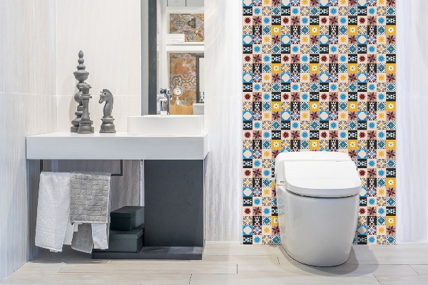 Wall paneling Oriental mosaic