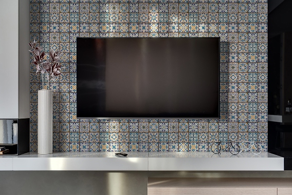 Panel wall covering Arab patchwork