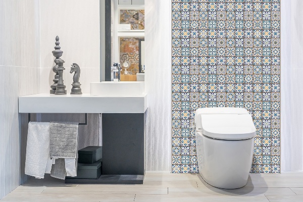 Panel wall covering Arab patchwork