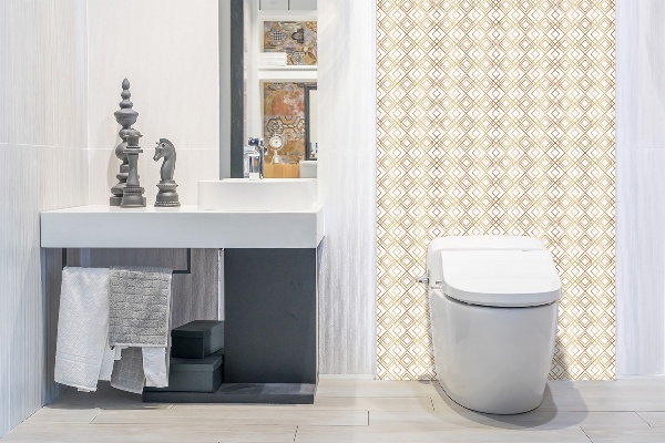 Panel wall covering Golden lines