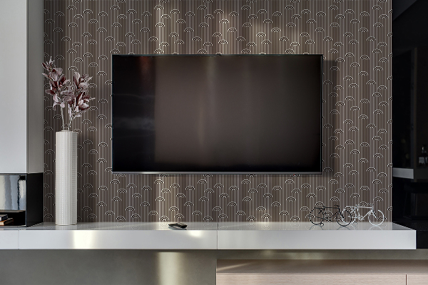 Panel wall covering Abstractions lines