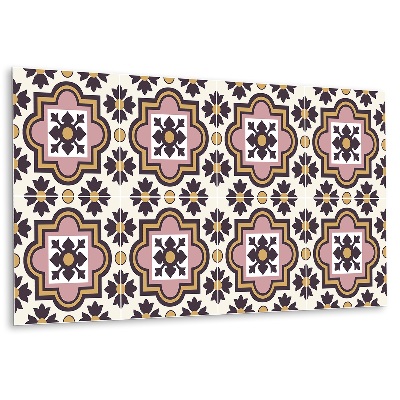 Bathroom wall panel Arab flowers