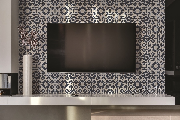 Wall paneling Floral motifs