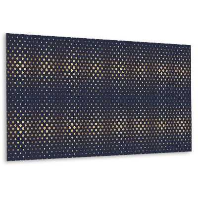 Panel wall covering Golden dots