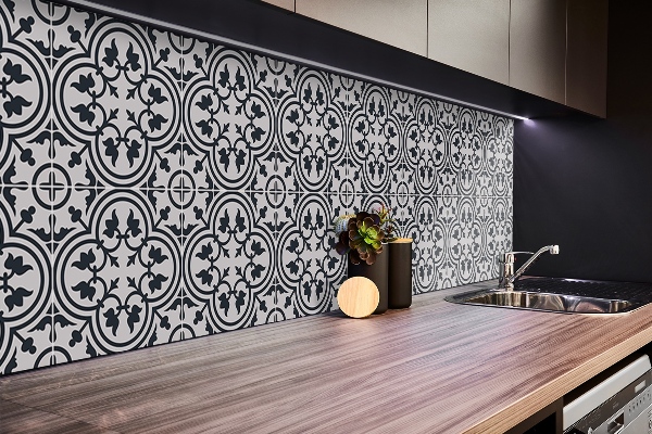 Bathroom wall panel Vegetable pattern