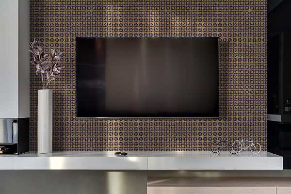 Decorative wall panel decorative floral pattern