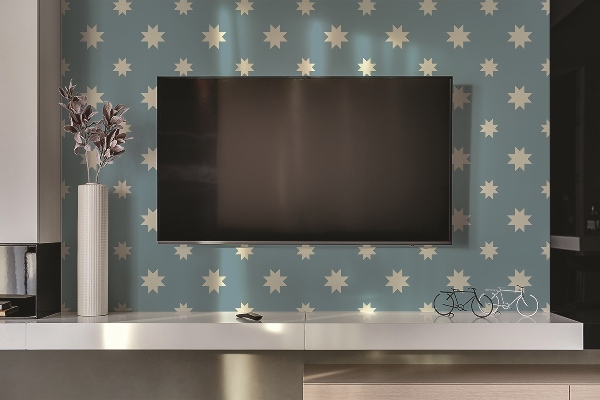 Bathroom wall panel Seven -pointed star