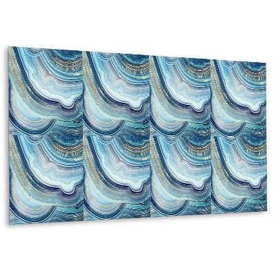 Wall panel Decorative agate cross -section