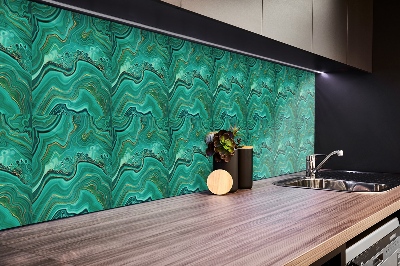 Wall paneling Malachite texture
