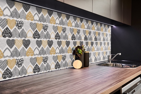 Wall panel Decorative hearts