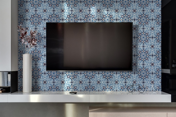 TV wall panel Arab pattern