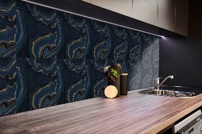 Panel wall covering Dark stylish pattern