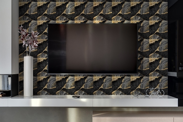 Panel wall covering Marble mosaic