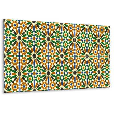 Panel wall covering Cuban pattern