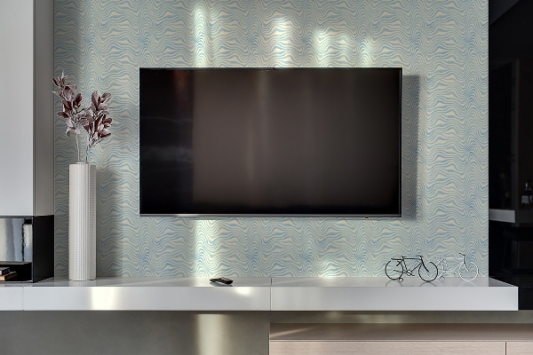 Decorative wall panel Abstract waves