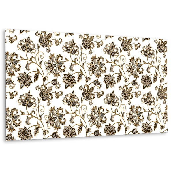 Bathroom wall panel Floral ornament