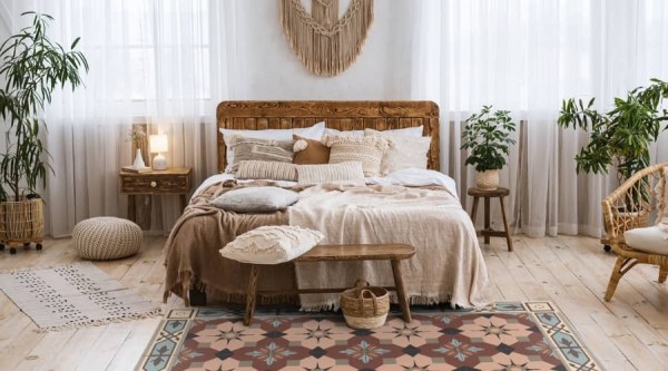 Moroccan carpets - original interior decoration