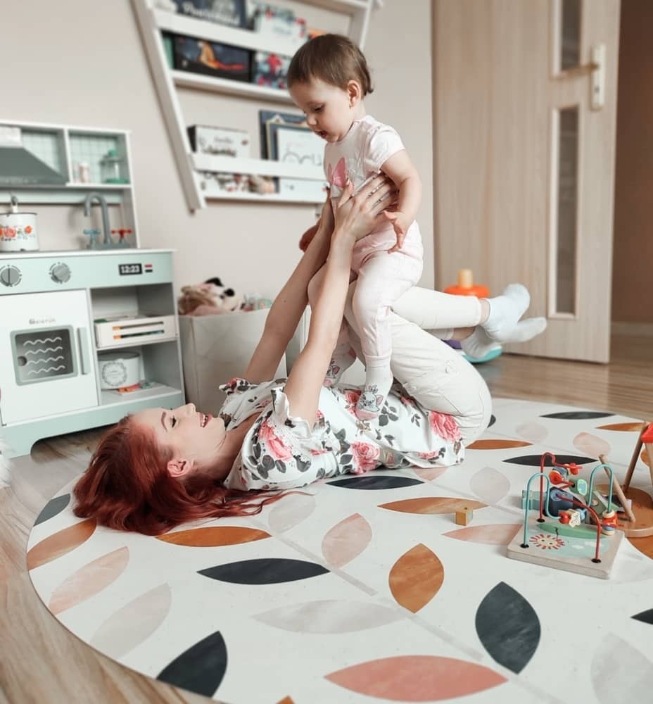 boho rug for a child's room