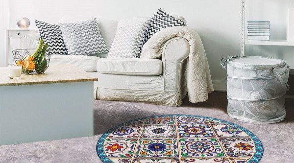 Round rugs for the living room-the most attractive designs from Decormat